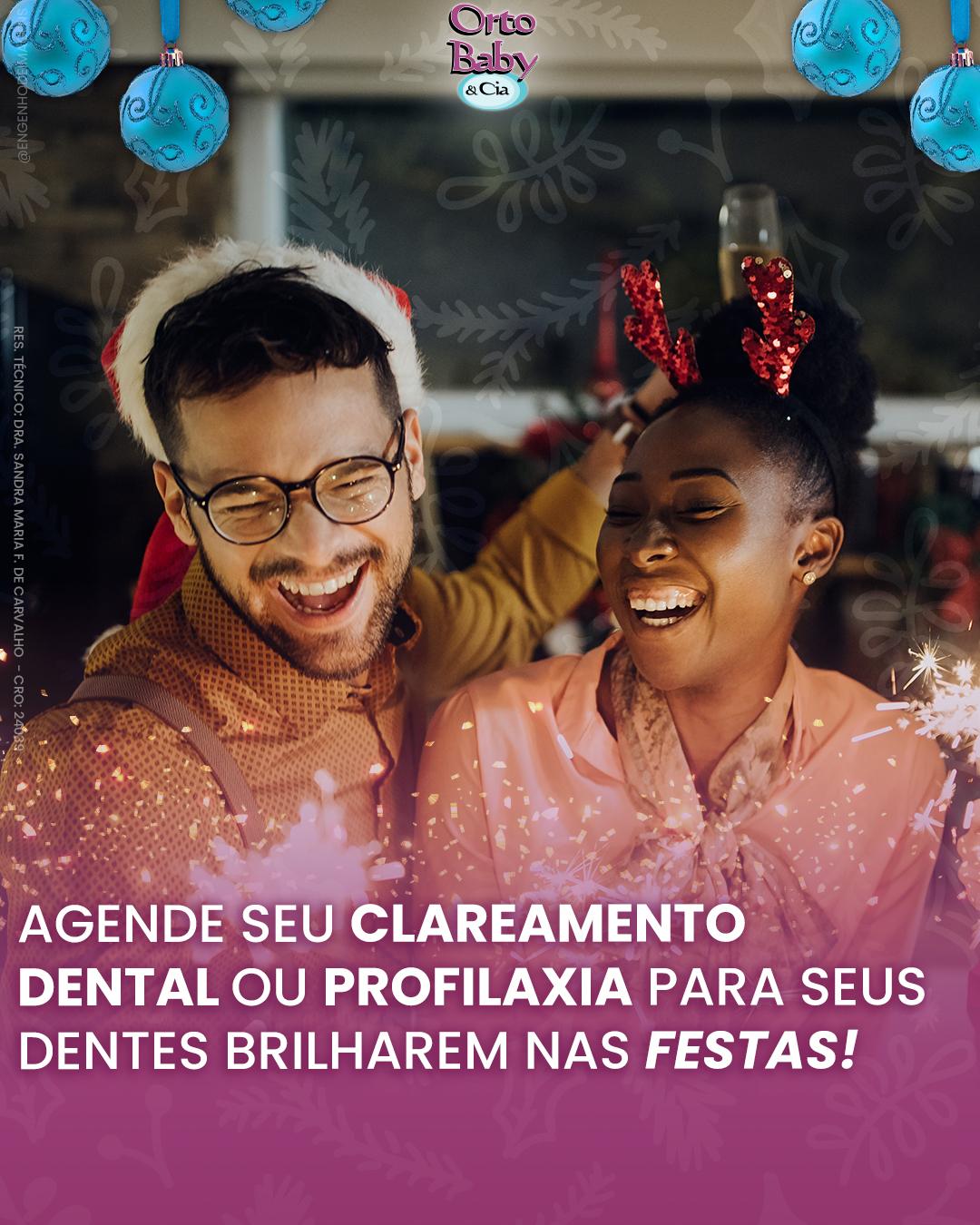 Sorria com confiança durante as festas!